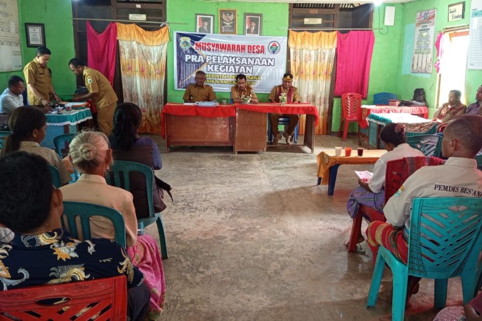 Musyawarah Pra Pelaksanaan Kegiatan Desa Besana Bersama Lintas Sektor se-Kecamatan Mollo Barat